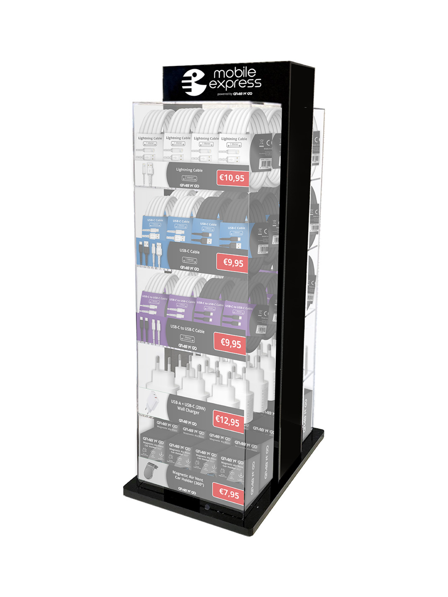 GrabNGo toonbank display concept 2024